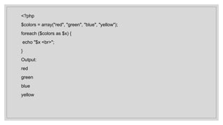 Comprehensive Guide to PHP Control Structures and Functions in Web ...