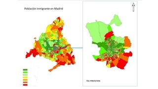 Población inmigrante en Madrid
 