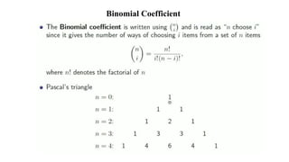 Binomial Coefficient
 