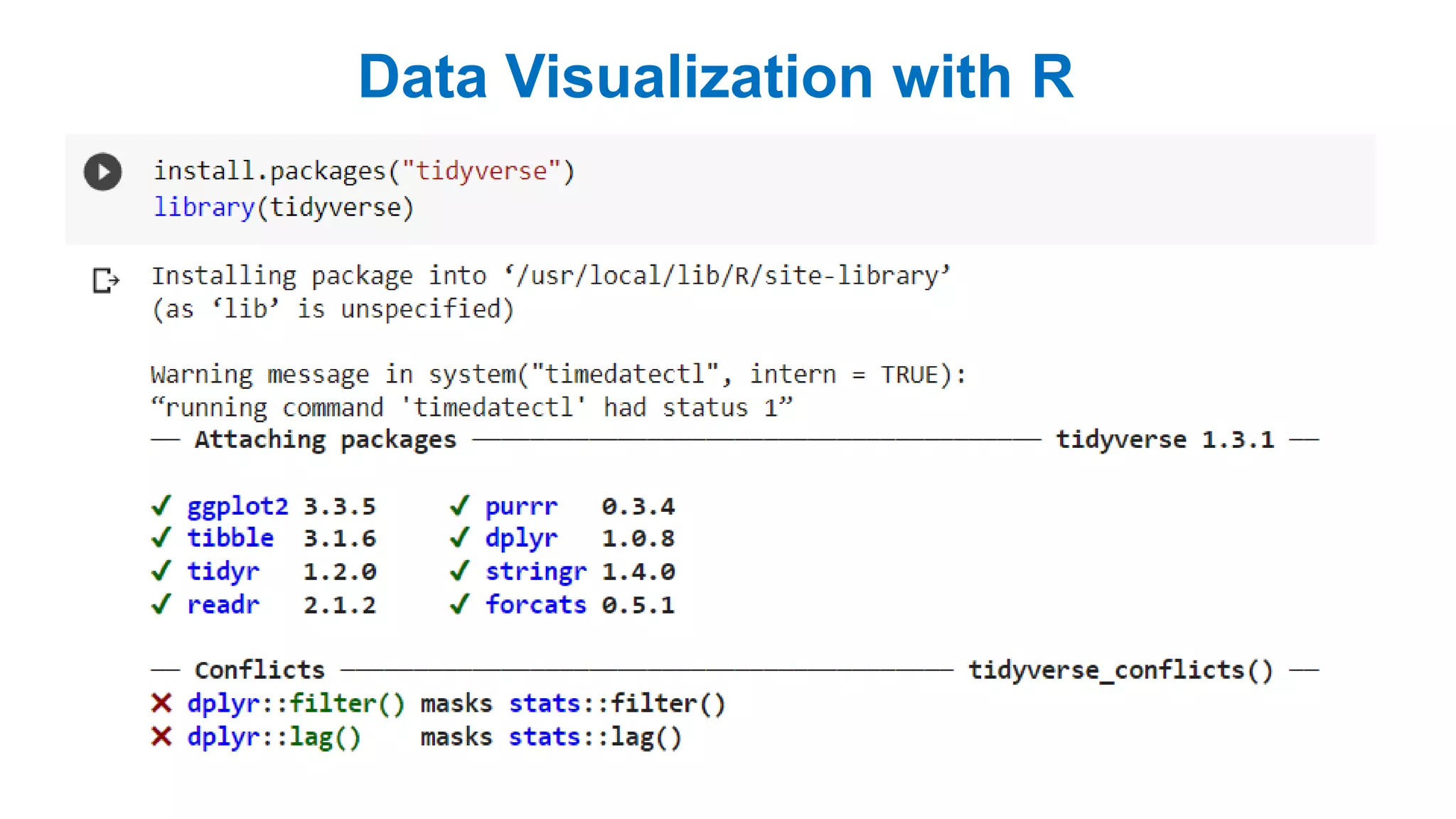 Data Visualization with R
 