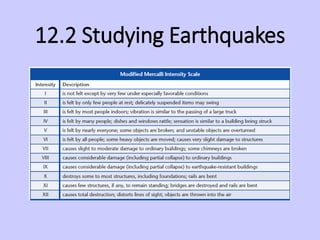 Unit 2 - Earthquakes and Volcanoes (2017/2018) | PPTX