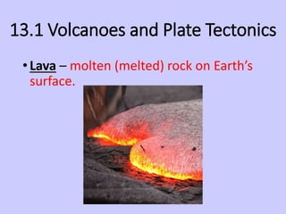 Unit 2 - Earthquakes and Volcanoes (2017/2018) | PPTX