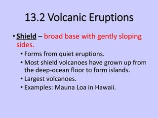 Unit 2 - Earthquakes and Volcanoes (2017/2018) | PPTX