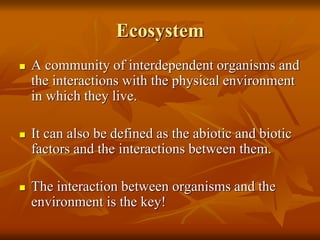 Unit 2  ecosystem