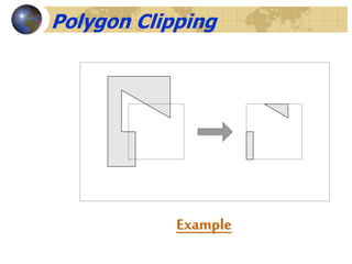 Example
Polygon Clipping
 