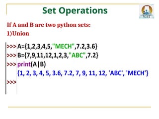 unit2- frozen - set in python programming | PPTX