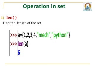 unit2- frozen - set in python programming | PPTX