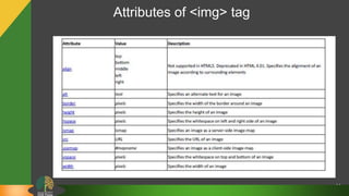 Attributes of <img> tag
44
 