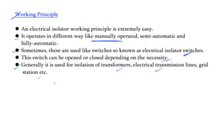 Isolator, circuit breaker and it's Type .pdf