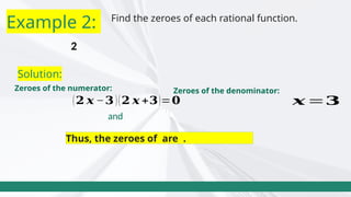 Lessons about Rational Functions_GenMath11 | PPTX