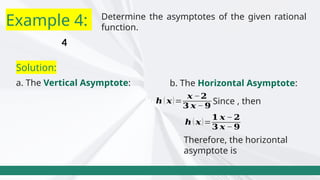 Lessons about Rational Functions_GenMath11 | PPTX