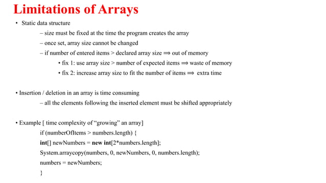 Unit 2 linear data structures | PPT