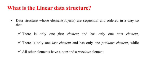 Unit 2 linear data structures | PPT