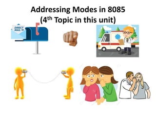 Addressing Modes in 8085
(4th Topic in this unit)
 