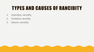 Chemical and Physical properties of Oil and Fat (Unit 2) | PPTX