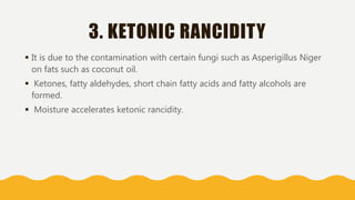 Chemical and Physical properties of Oil and Fat (Unit 2) | PPTX