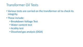 Unit 2- Three phase power transformers. Focusing on the calculations ...