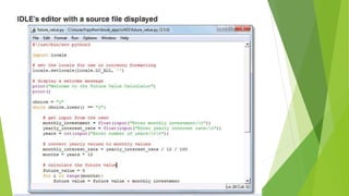 How to work with IDLE Python in civil engineeering.pdf
