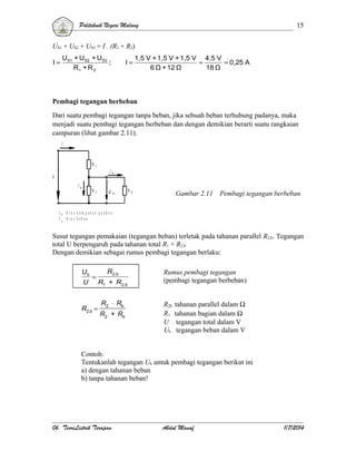 Unit 2 rangkaian dc | DOC