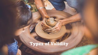 Types of Validity
85
 