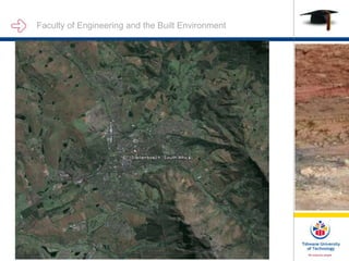 Faculty of Engineering and the Built Environment
INTRODUCTION:
This
 