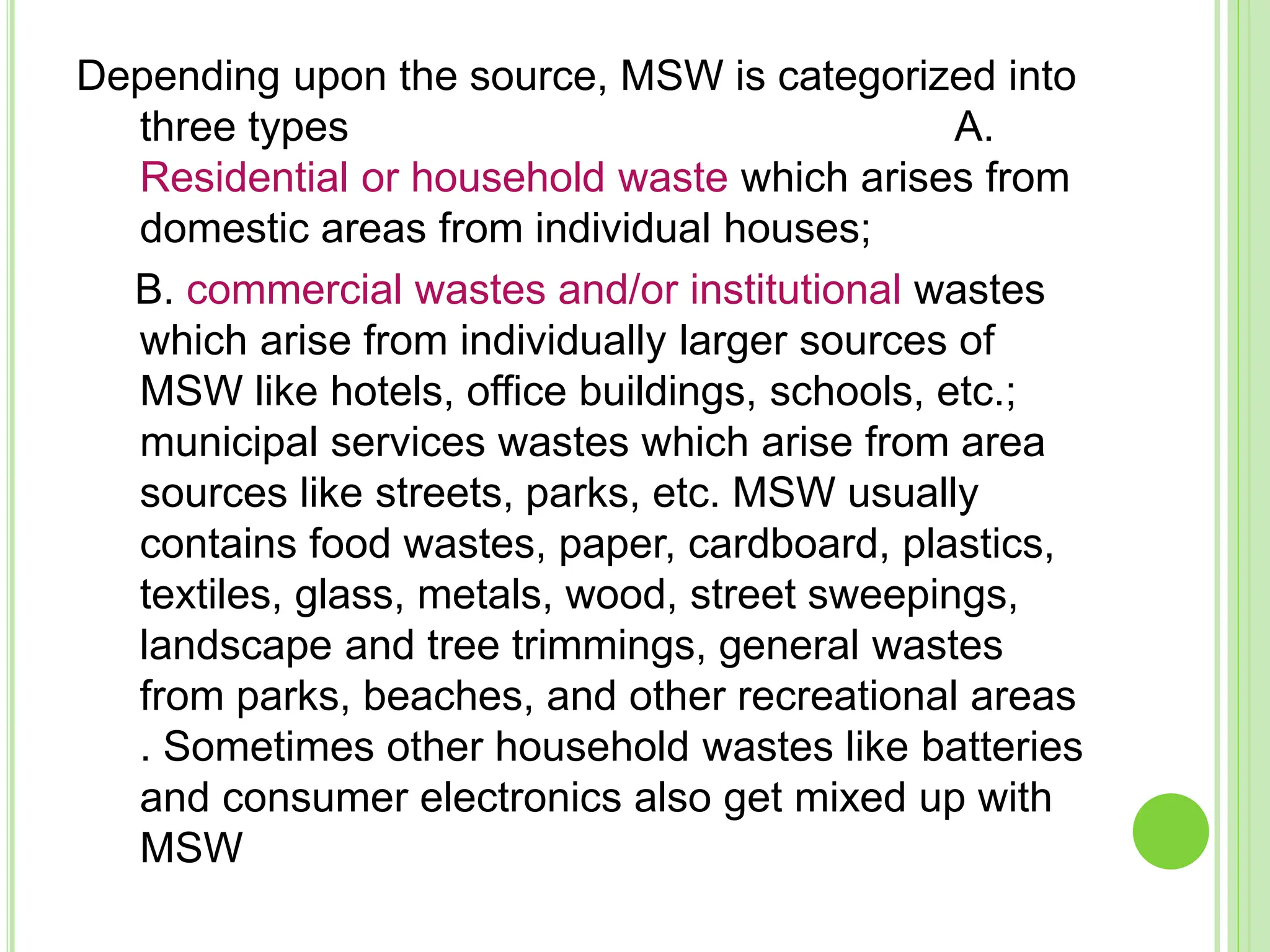 Unit 2-Sources of waste. water treatment | PDF