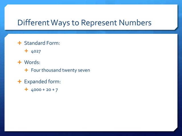 Unit 2 Understanding Large Numbers Pptx