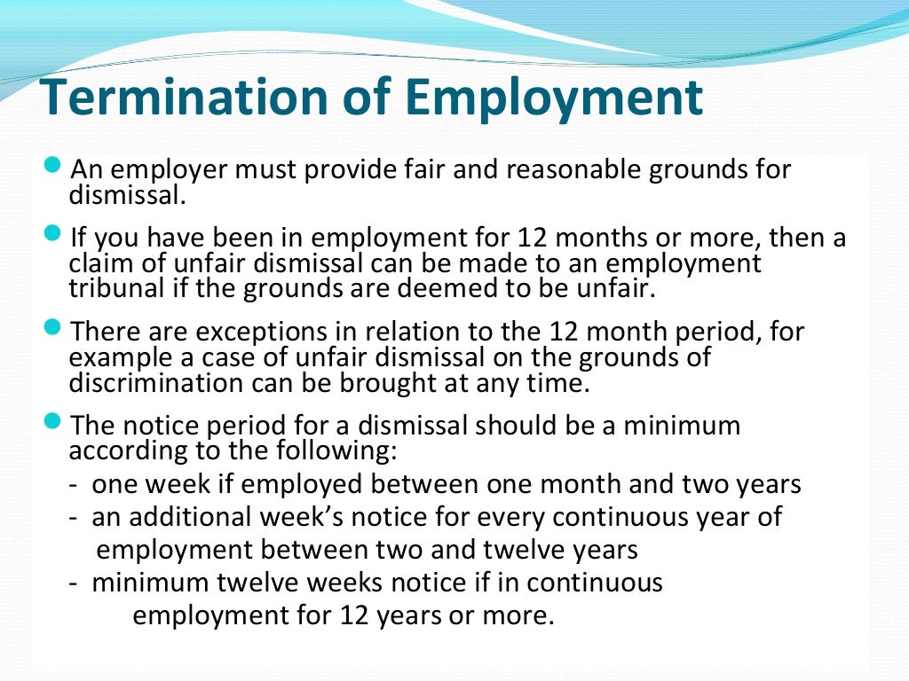 Unit 201 Employee Rights & Responsibilities
