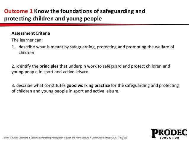 unit 516 understand safeguarding for children The company is committed to safeguarding and promoting the welfare of children and young people and expects all staff and volunteers to share this commitment all staff will be subject to our stringent vetting procedures, which include an enhanced dbs, full work history, references and a face-to-face interview. unit 516 understand safeguarding for children The company is committed to safeguarding and promoting the welfare of children and young people and expects all staff and volunteers to share this commitment all staff will be subject to our stringent vetting procedures, which include an enhanced dbs, full work history, references and a face-to-face interview.