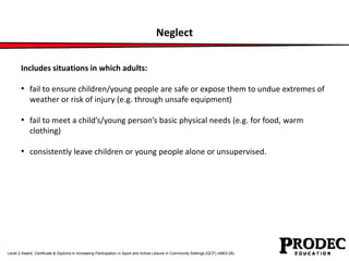 Unit 202 safeguarding and protecting children and young people in sport ...