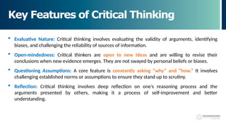Comprehensive Guide to Logical Thinking, Critical Thinking, and Design ...