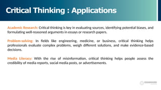 Comprehensive Guide to Logical Thinking, Critical Thinking, and Design ...