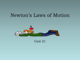 Newton’s Laws of Motion Unit 21 