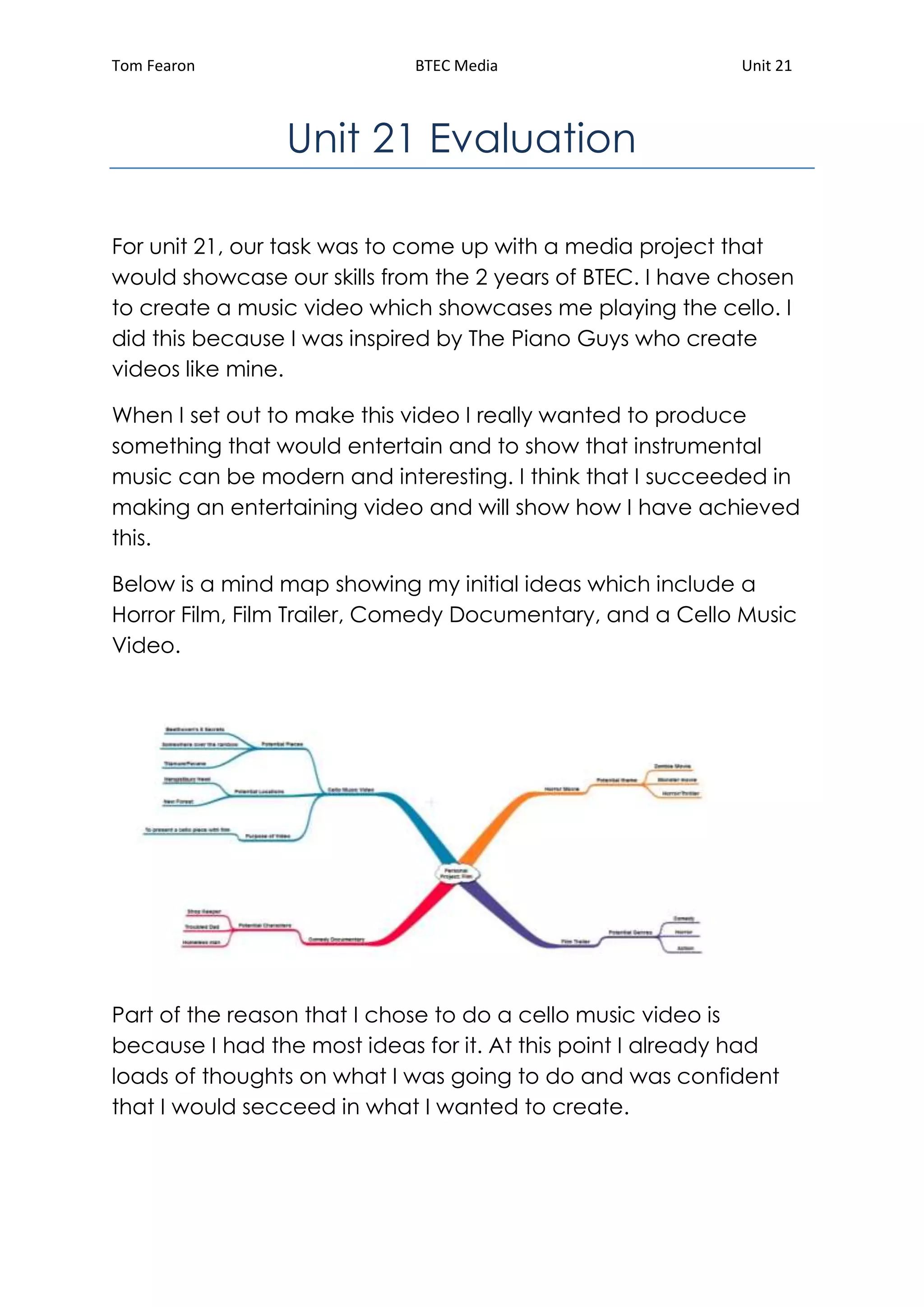 Unit 21 evaluation | PDF