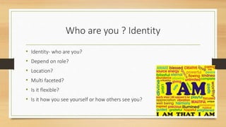 Social Identity
• Social identity- Belonging to a group gives a sense of social identity. Tajfel (1979) believed that
memb...