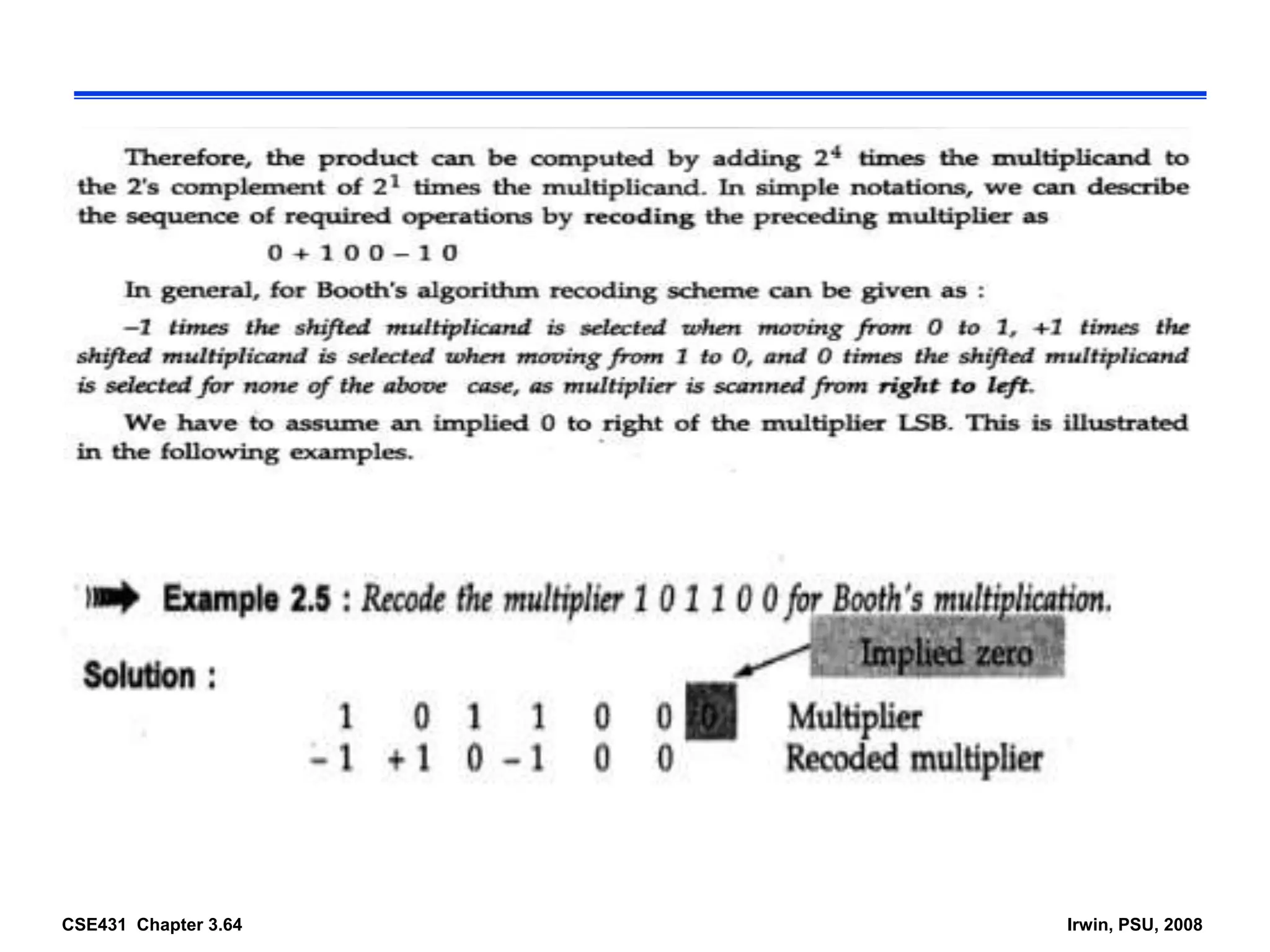 CSE431 Chapter 3.64 Irwin, PSU, 2008
 