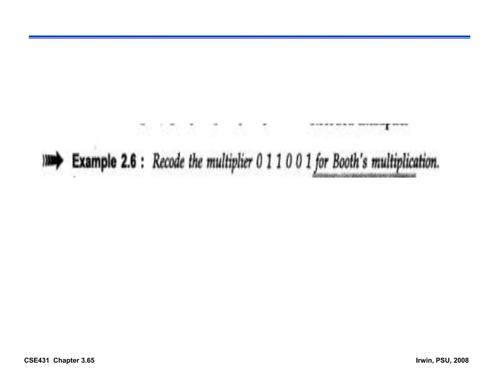 CSE431 Chapter 3.65 Irwin, PSU, 2008
 