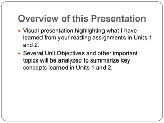 Unit 2 assignment | PPT