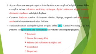 Computer System using Digital Principles and computer | PPTX