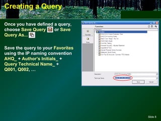 Unit 2 b_ex_query_designer | PPT