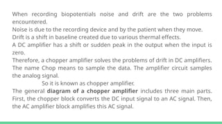 Unit 2 Bio-amplifiers in biomedical instrumentation for biomedical ...