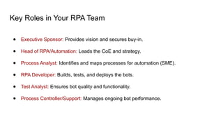 UNIT 2 Building an RPA Team establishment .pptx