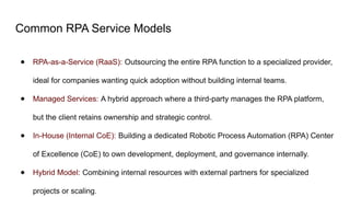 UNIT 2 Business models for Implementing RPA.pptx