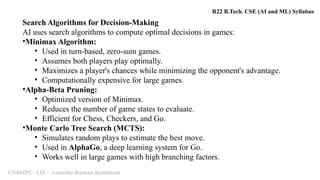 Optimal Decisions in Games, Alpha–Beta Pruning, Defining Constraint ...