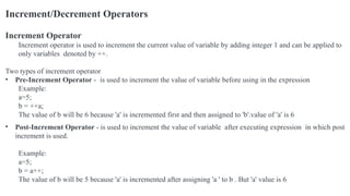 Unit -1 : Introduction to Programming Concepts | PPTX