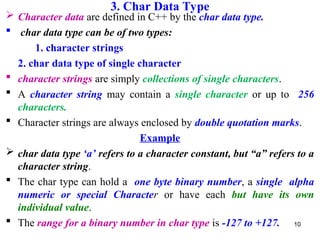 UNIT 2 (C++)-DATA TYES AND VARIABLES.ppt