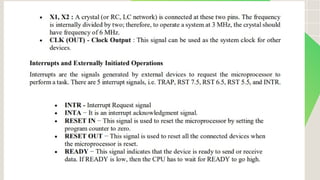 8 Bit Microprocessor Components Microprocessor 8085: It gives you the block diagram and functionalities ...