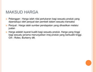 Penetapan Harga dan Nilai Perkhidmatan Reka Bentuk Dalaman Mengikut Pasaran
