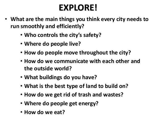 Why do people explore?