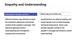 Mastering Effective Listening Skills for Enhanced Communication and ...